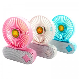 nyári ventilátor mini ventilátor bluetooth hangszóró ventilátor usb / akkumulátor