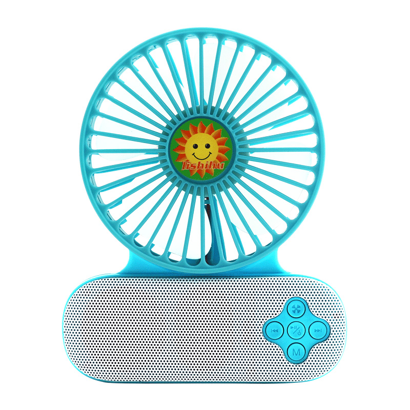 nyári ventilátor mini ventilátor bluetooth hangszóró ventilátor usb / akkumulátor